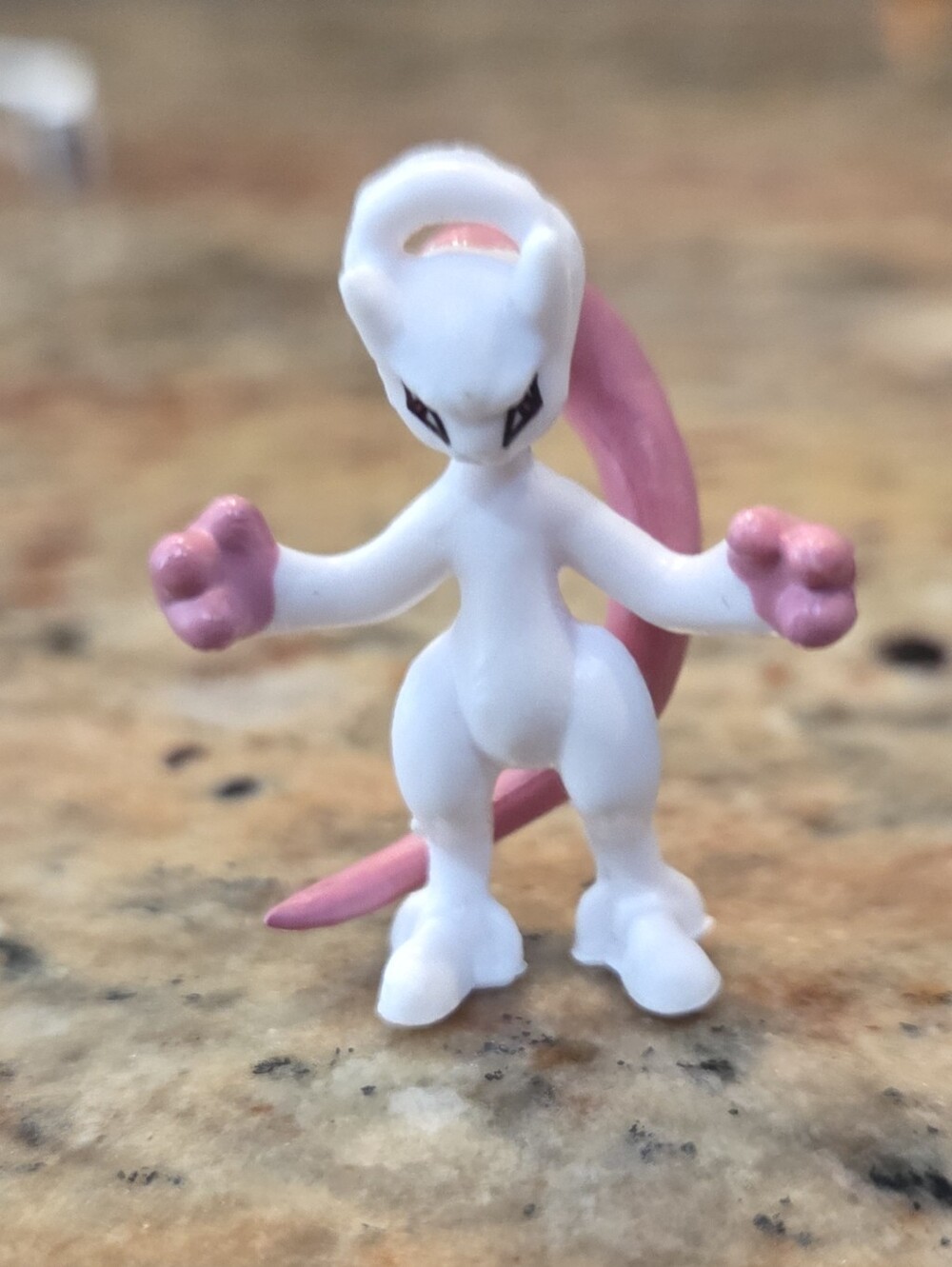 Pokemon Mewtwo 1.25" Collectible Mini Figure Tiny Character Gift Kids Vtg Toys